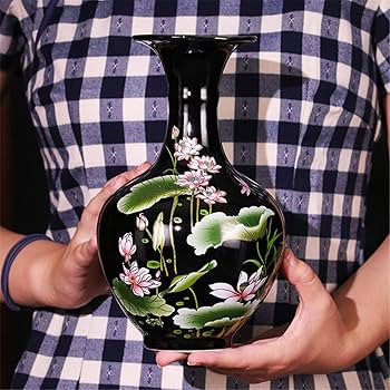 は*み様 中国　花瓶 七宝焼き 七宝焼 昭和レトロ雑貨 昭和レトロ インテリア 花柄